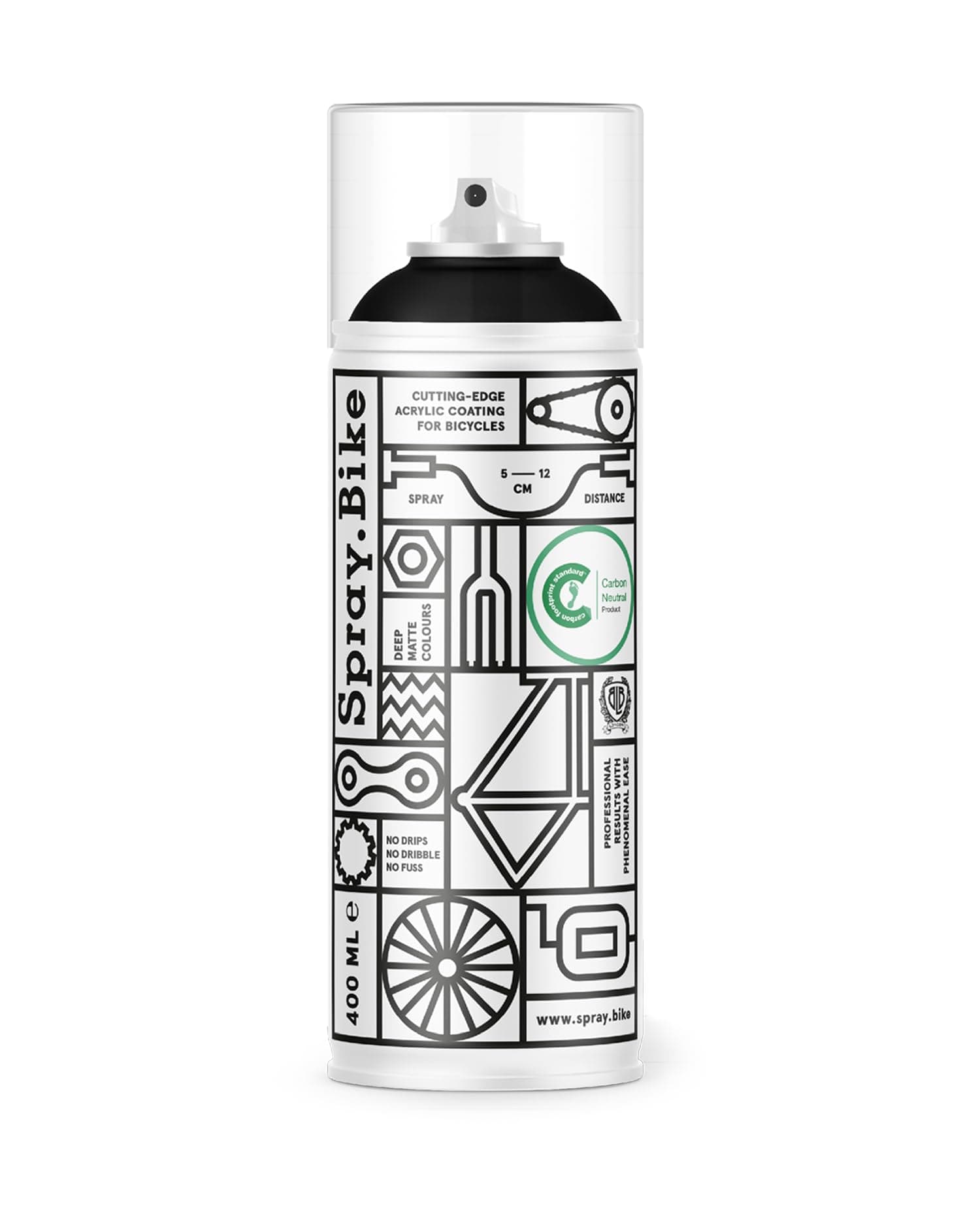 Spray Paint | Designed Mainly for Bicycles | Multi-Use Acrylic Spray Paint for Metal, Plastic | High Coverage Bike Paint, 400ml