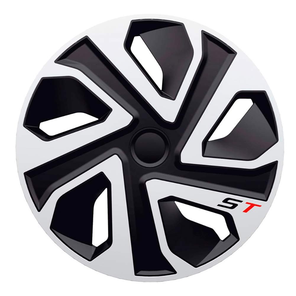 AUTO-STYLE Set J-Tec wheel covers ST 13-inch Silver/black
