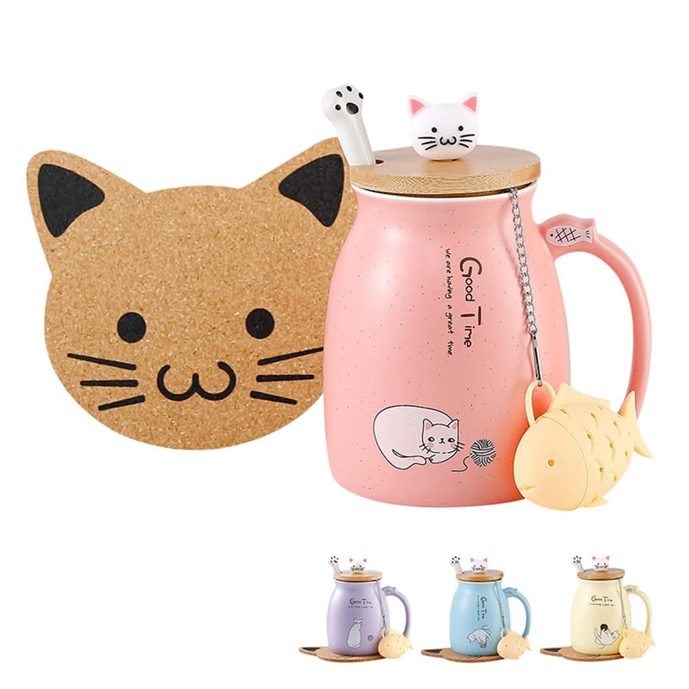 Cute Ceramic Cat Mug