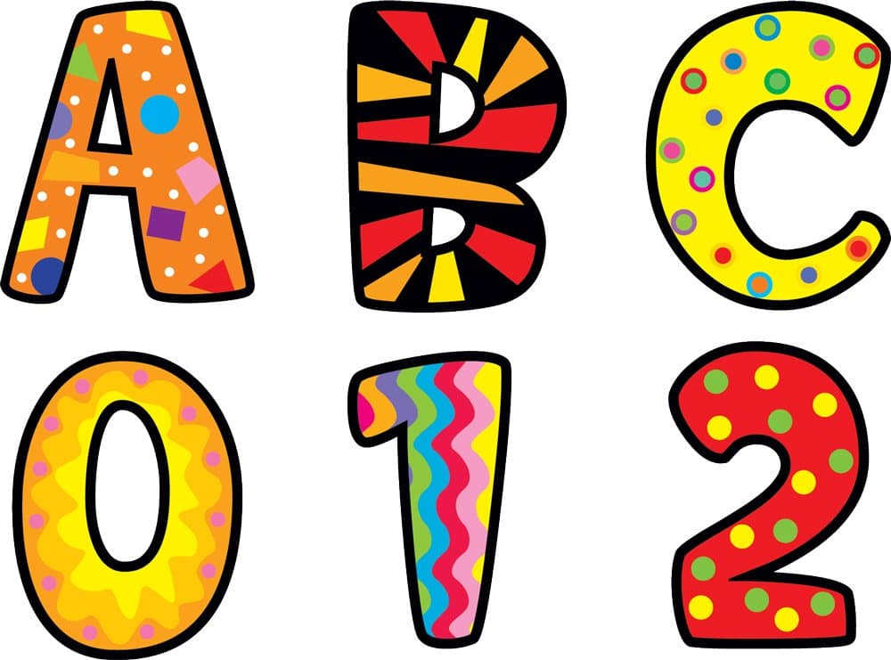 Creative Teaching Press Uppercase Letter Stickers, Poppin' Patterns (4628)