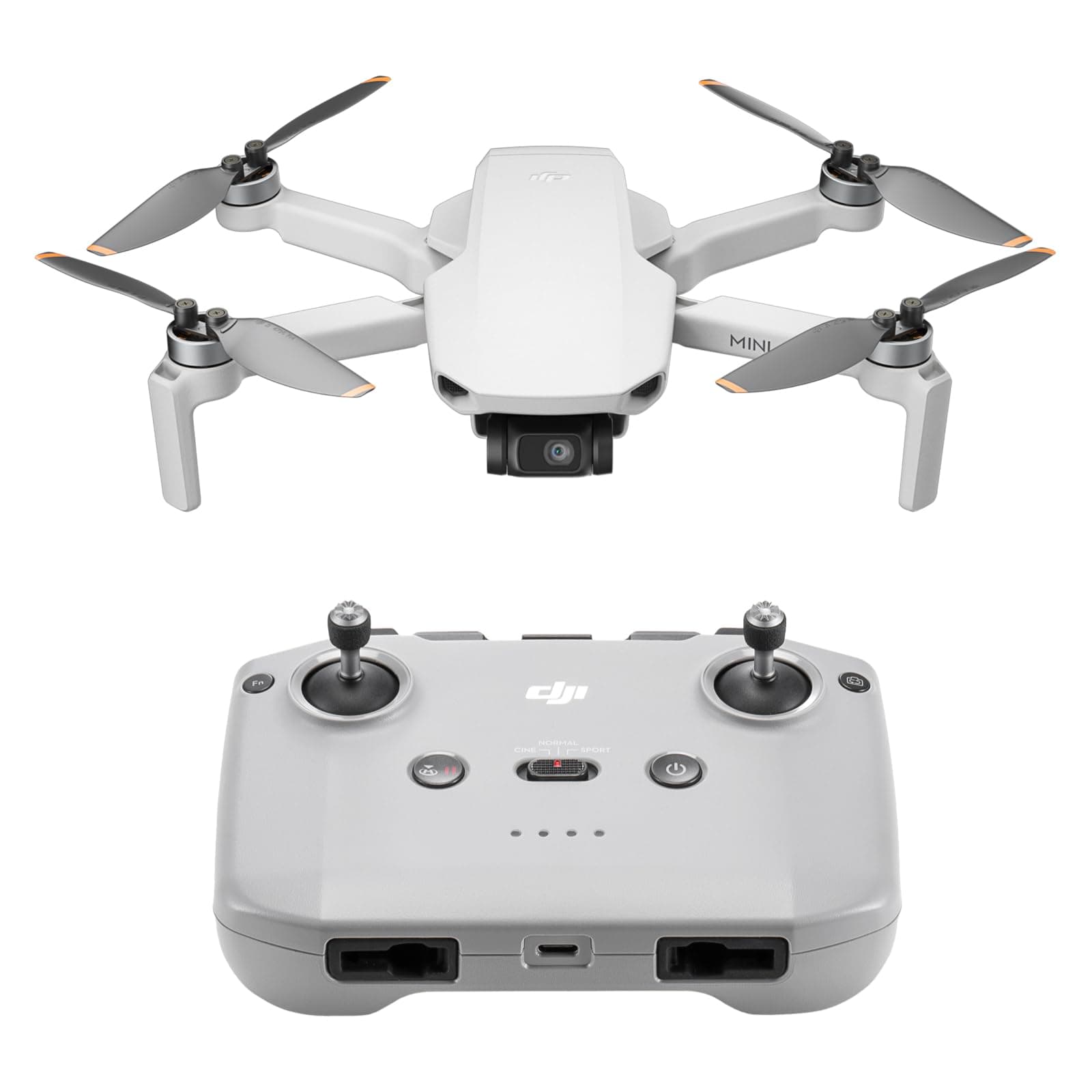 DJI Mini 4K, Drone 4K Camera for Adults, Under 249g, 3-Axis Gimbal, 10km Video Transmission, Auto Return, Wind Resistance, 1Battery 31Min Flight, MOIAT Certified-UAE Version, Official Warranty Support