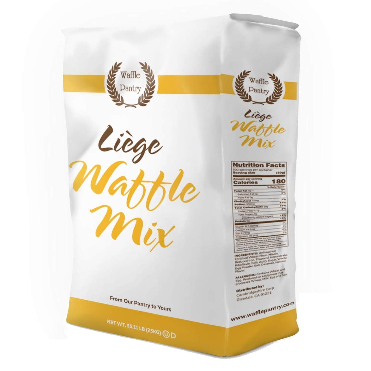 Liege Waffle Mix, 55.11 lb