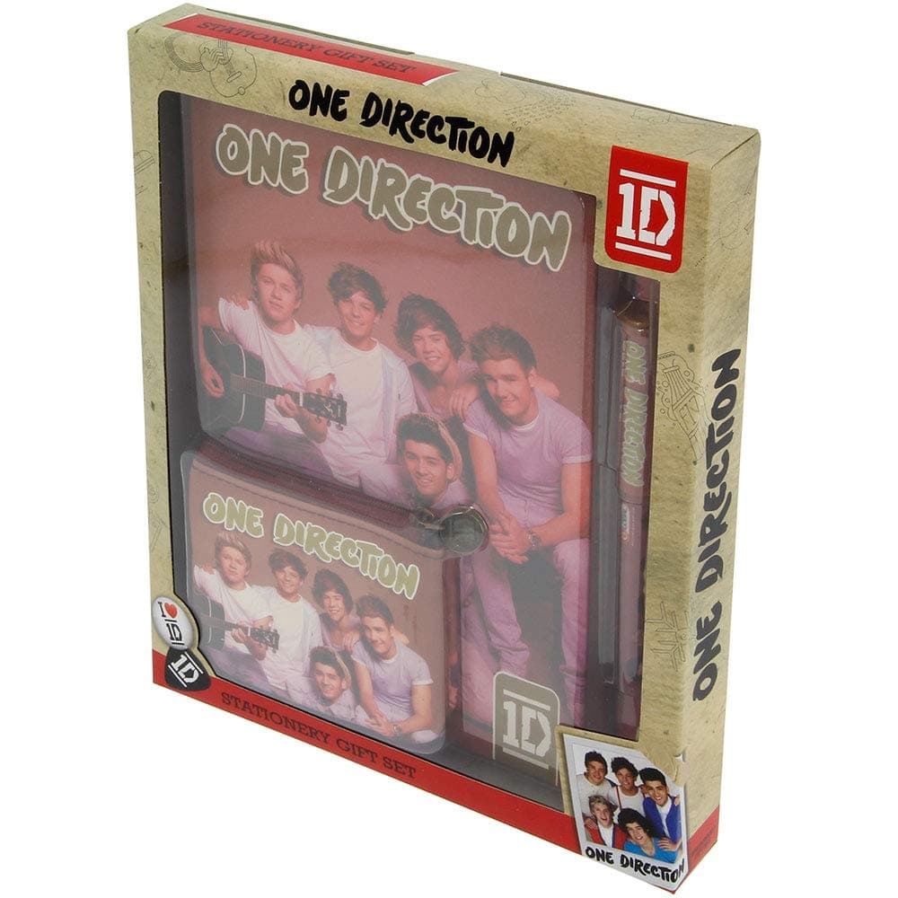 One Direction A5 Notebook with Coin Purse and Pen Set - Includes Gift Pack Toy - Ideal for Christmas - Premium Stationery Collection