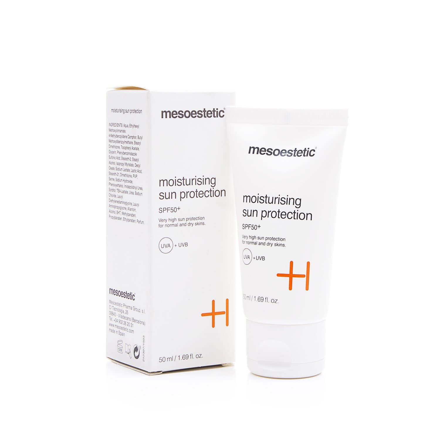 Mesoestetic Complete Moisturizing Sunscreen SPF 50, 50ml Cream
