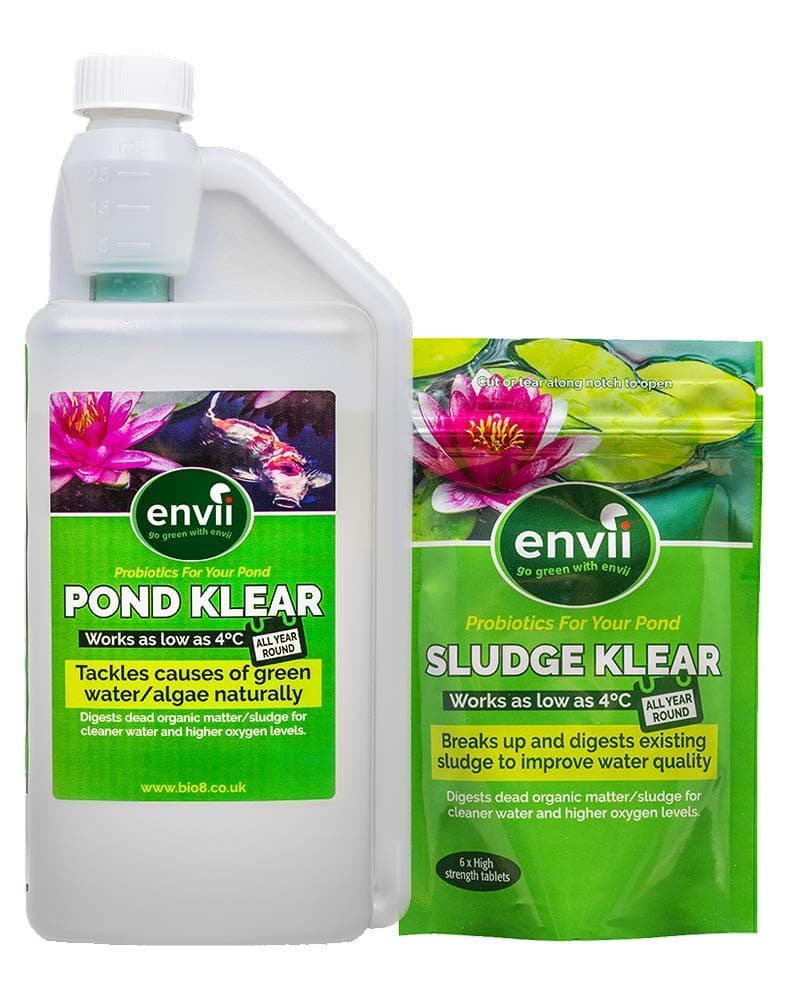 Envii Pond Klear & Sludge Klear – Improves Pond Water Clarity and Reduces Sludge Down To 4°C