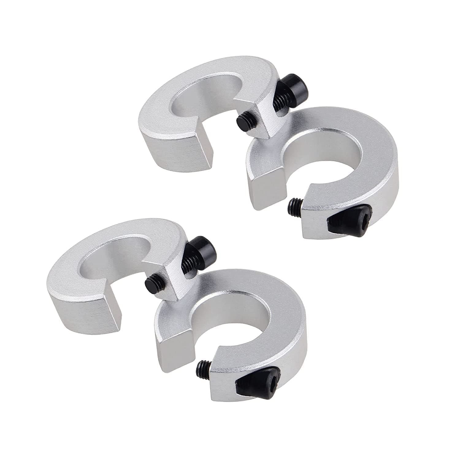 SBR16 Linear Rail Stop Collars Anti-Collision Block Stopper 4PCS Limit Fixing Rings for Linear Motion Rail Shaft Guide 16mm CNC Parts Tool Linear Rail Shaft Stop Collars