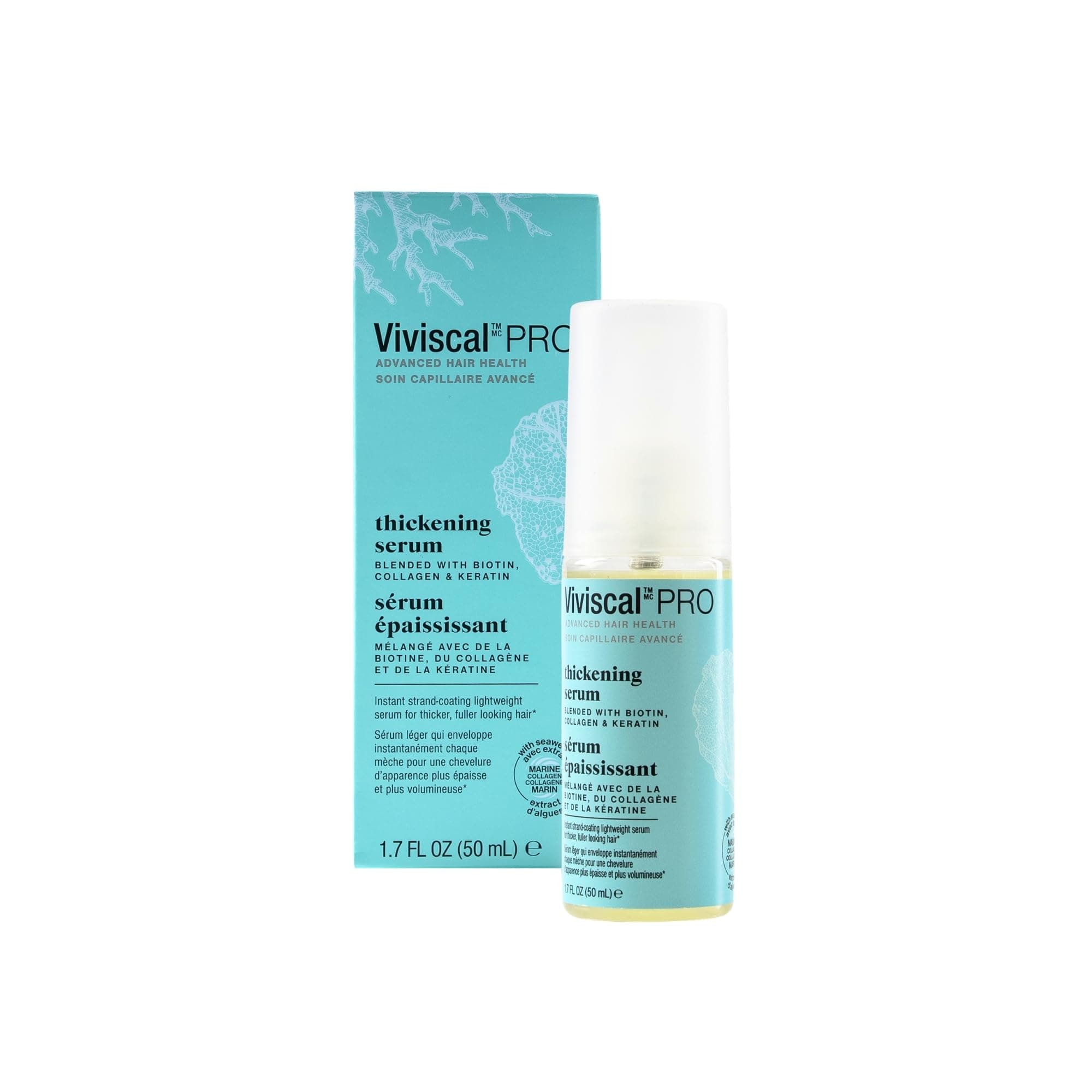 Viviscal Professional Thin to Thick Elixir - Biotin, Collagen & Keratin - Botanical Scent - Non-Greasy - Unisex Adult