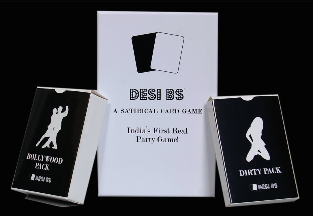 A Satirical Card Game (Black and White)