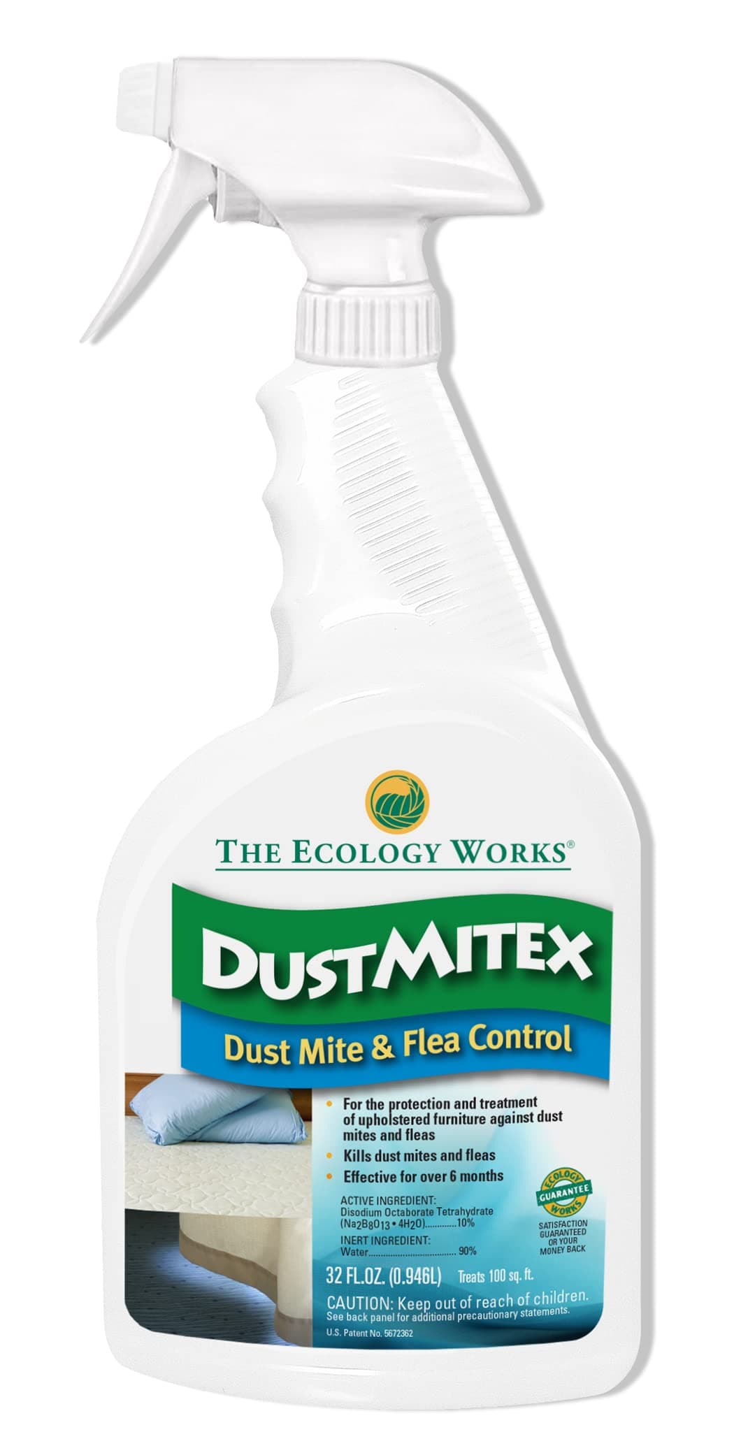 The Ecology Works| Dustmite & Flea Control 32-oz. Spray Bottle