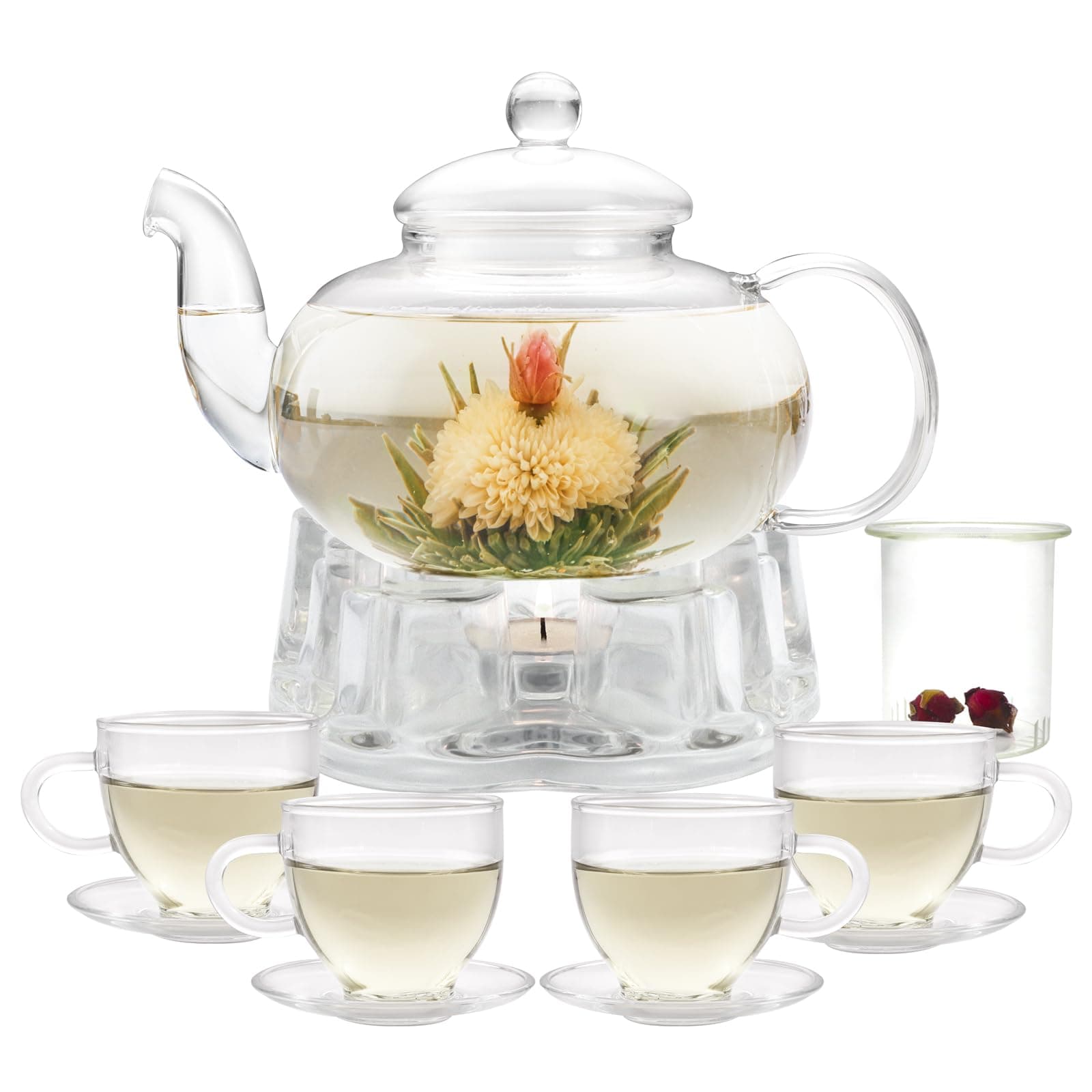 34OZ Glass Teapot Set