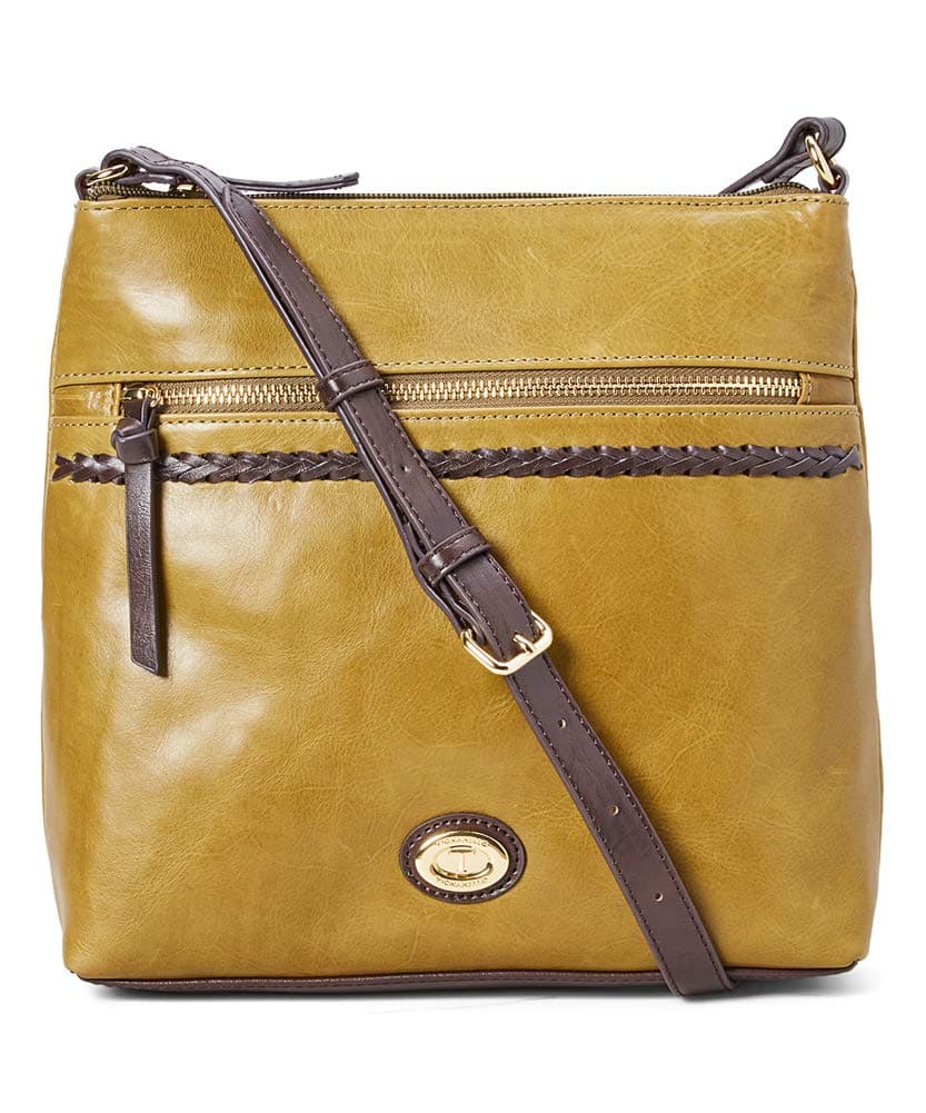 Tignanello A-List Cross Body, Hunter/Brown