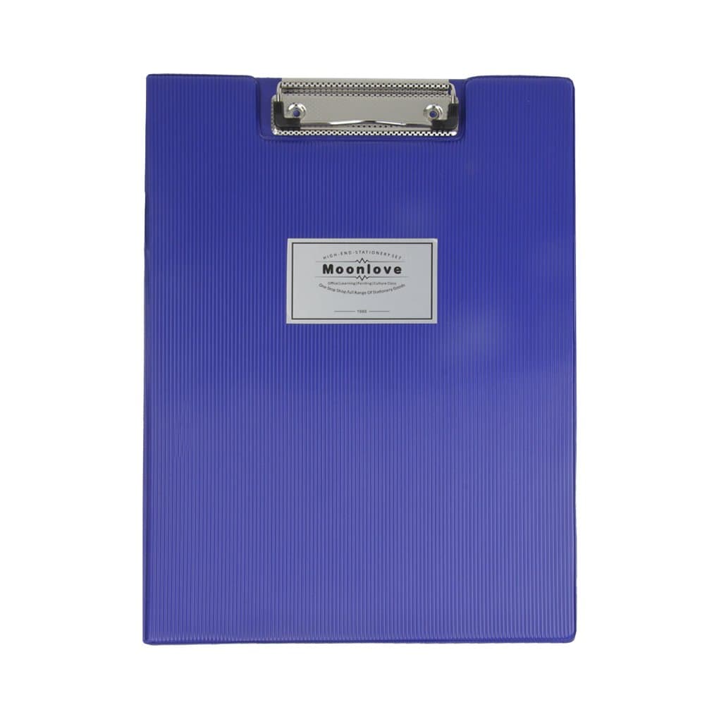 A4 Clipboard Folder File Padfolio Clipboard A4 Lever Arch Files Document Project Folder Binder Office Professional Stationery Items Wear-Resistant Reading Clipboard Double Folding Board Clip
