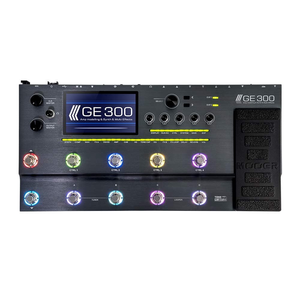GE300 Amp Modelling, Multi Effects, Guitar Synth Pedal, Flagship Multi Effects Instruments Processor for Guitar Recording,Stage Live show