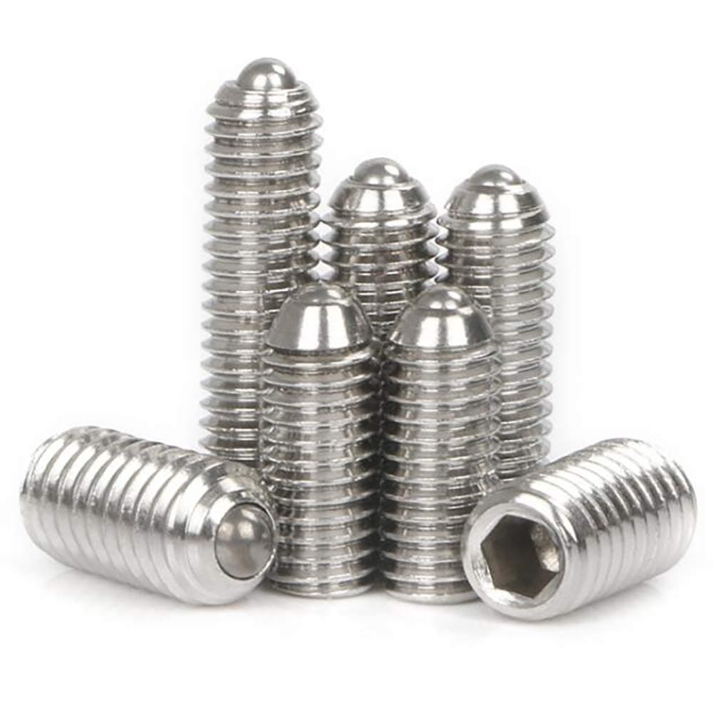 NACX Stainless Steel Hex Socket Spring Ball Point Grub Screw M5x16 80-84