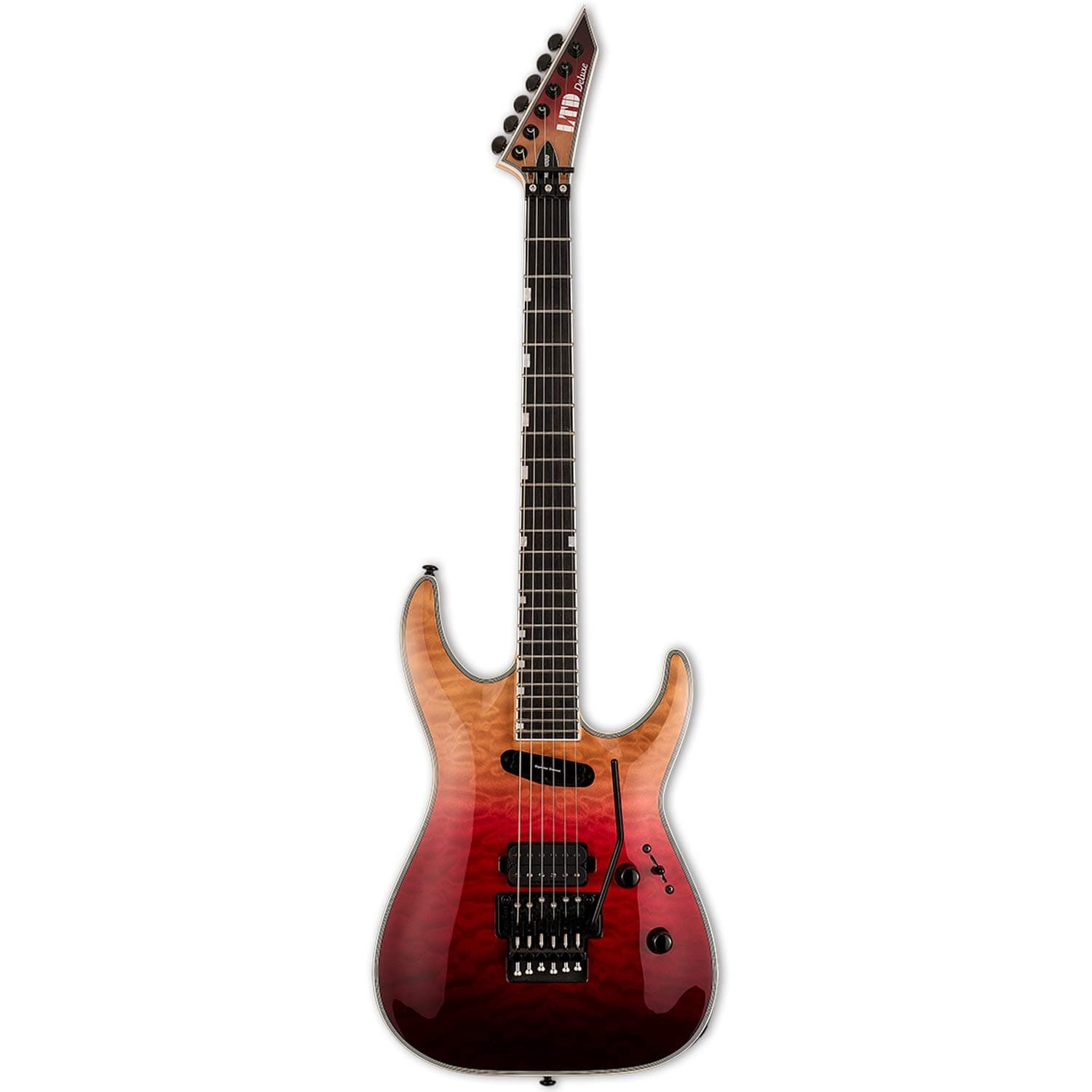 ESP Guitars 6 String LTD MH-1000HS Electric Guitar, Black Cherry Fade, Right, (LMH1000HSBCHFD)