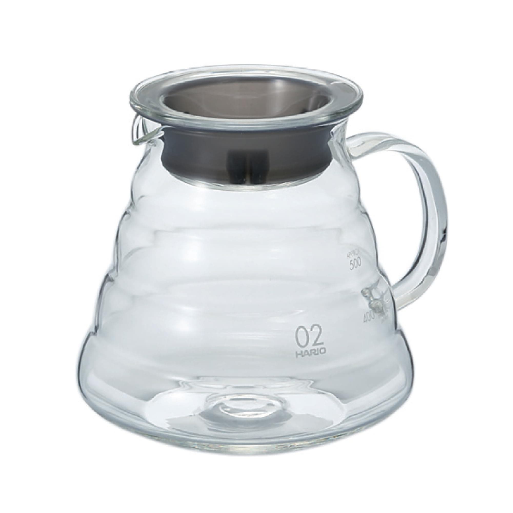 V60 Glass Range Coffee Server, 600ml, Clear
