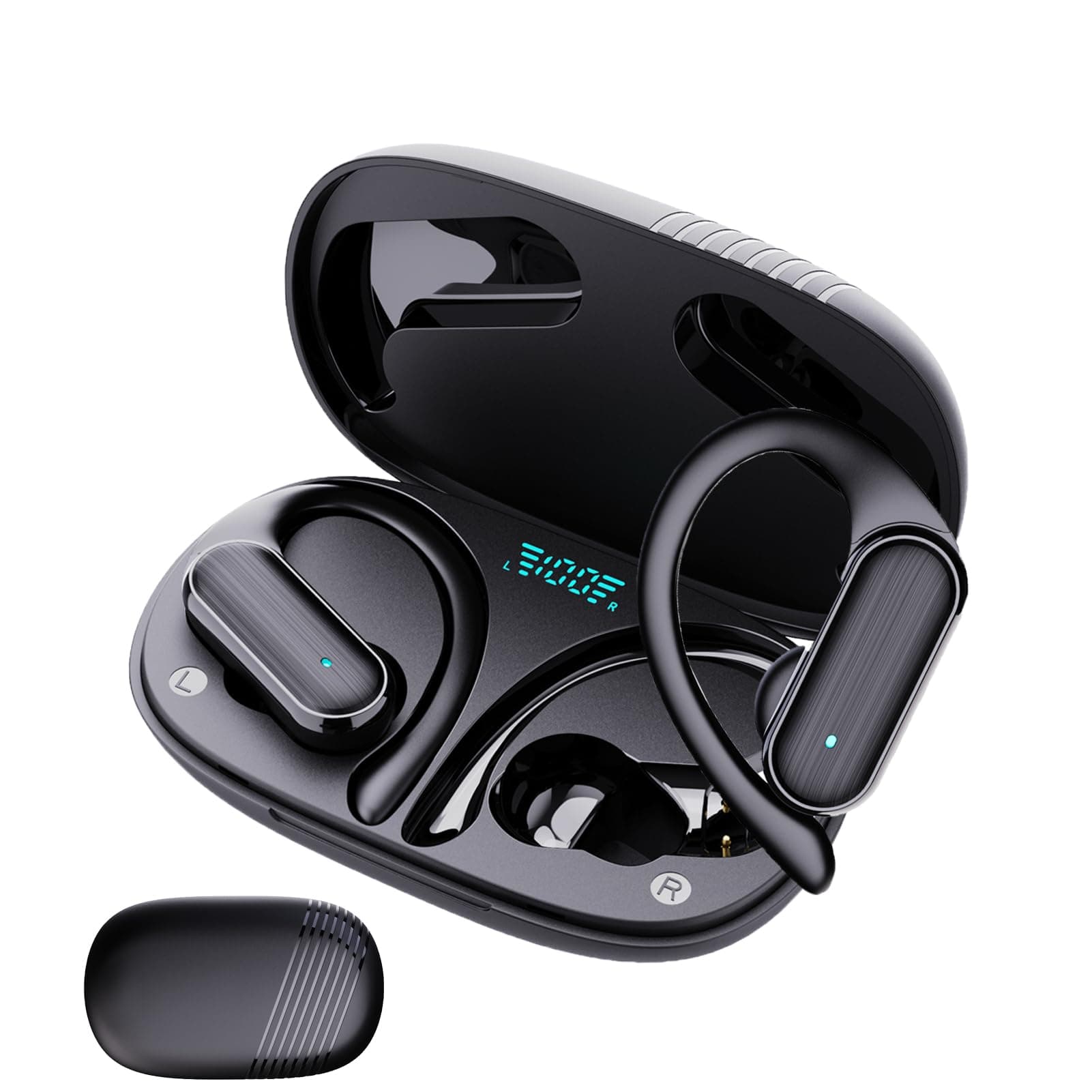 Languages Translator Earbuds - Real Time Translator Earbuds - 144 Languages with Bluetooth and App Online Instant Voice Translator for Travel, Business (Black)