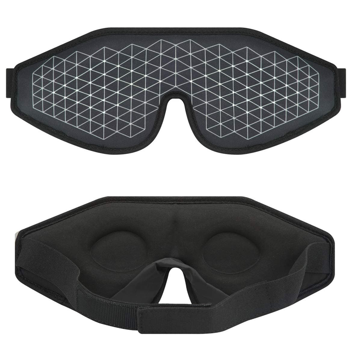 LONFROTE Sleep Eye mask for Sleeping 3D Contoured Cup Blindfold, Concave Molded Night Sleep Mask, Block Out Light, Soft Comfort Eye Shade Cover for Yoga Meditation for Women Men