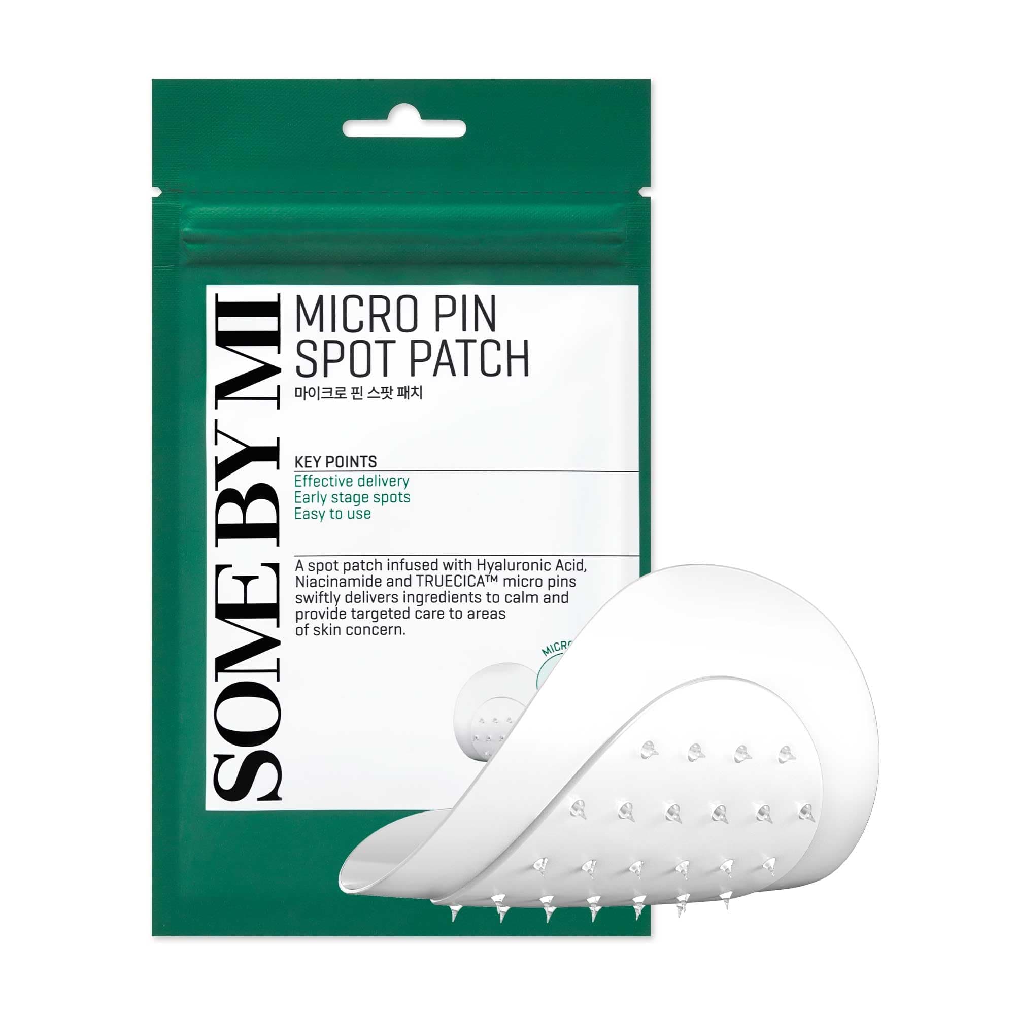 Micro Pin Spot Patch (Pack of 1, 14mm 9 Counts) Microneedle Hydrocolloid Pimple Patch with Salicylic & Hyaluronic Acid, Skin Troubles Care Focused Spot Cover