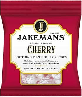 Cherry Menthol Soothing Menthol Sweets, 100g