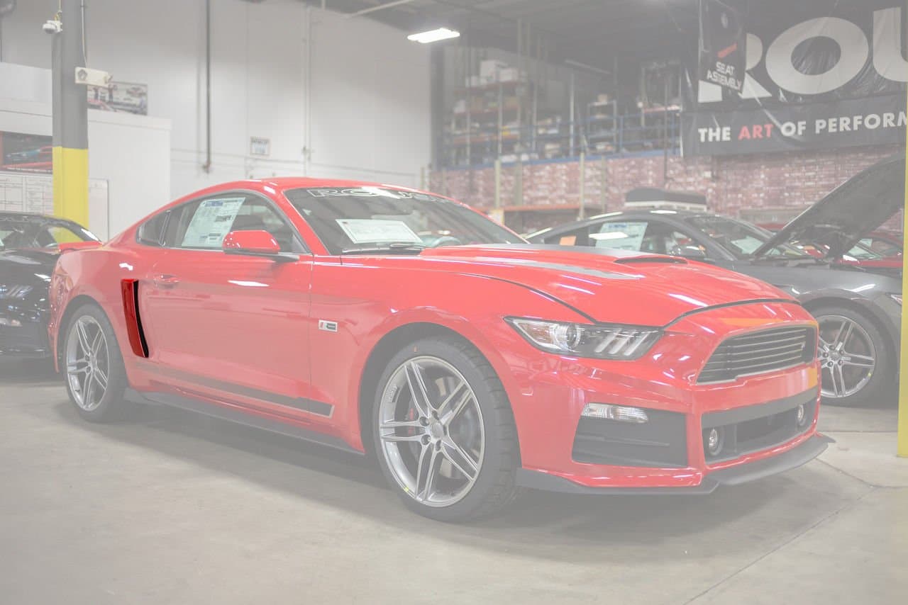 2015-2020 Mustang Roush Painted Quarter Panel Side Scoops - Race Red PQ