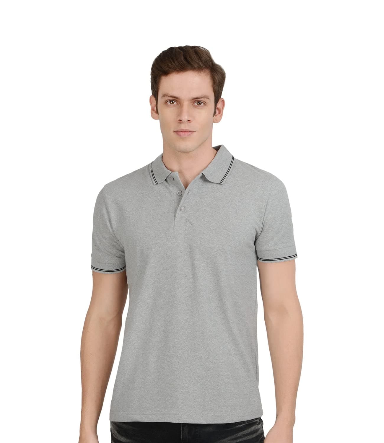 Scott International Super Soft Men's Cotton Rich Solid Half Sleeve Polo Regular Fit T-Shirt | Polo Tshirts For Men | Tshirt For Men | Mens Tshirt | Plain T Shirt