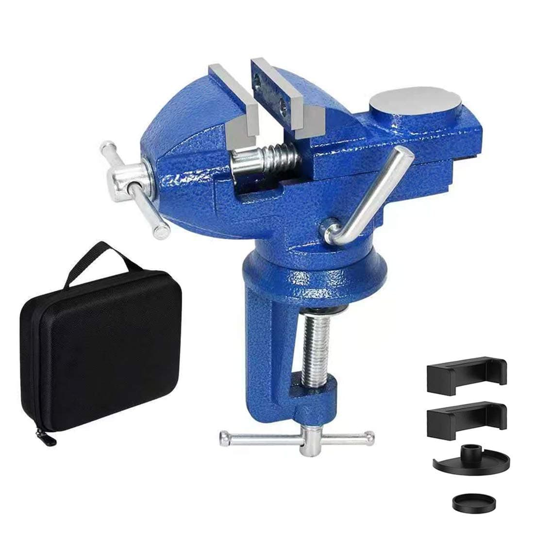 Vise Universal Rotate 360° Work Bench Clamps-on Vise Table Vise (2.5)