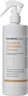 Carpet & Upholstery Cleaner Spray - Carpet Cleaner Solution for All Fabrics, Textiles & Carpets - Stain Remover - Safe to Use On Silk & Wool (500ml)