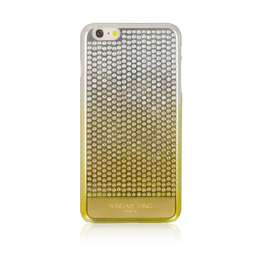 Bling My ThingCase with Crystal Moonlight Swarovski Elements - Retail Packaging - Metallic Gradient Gold