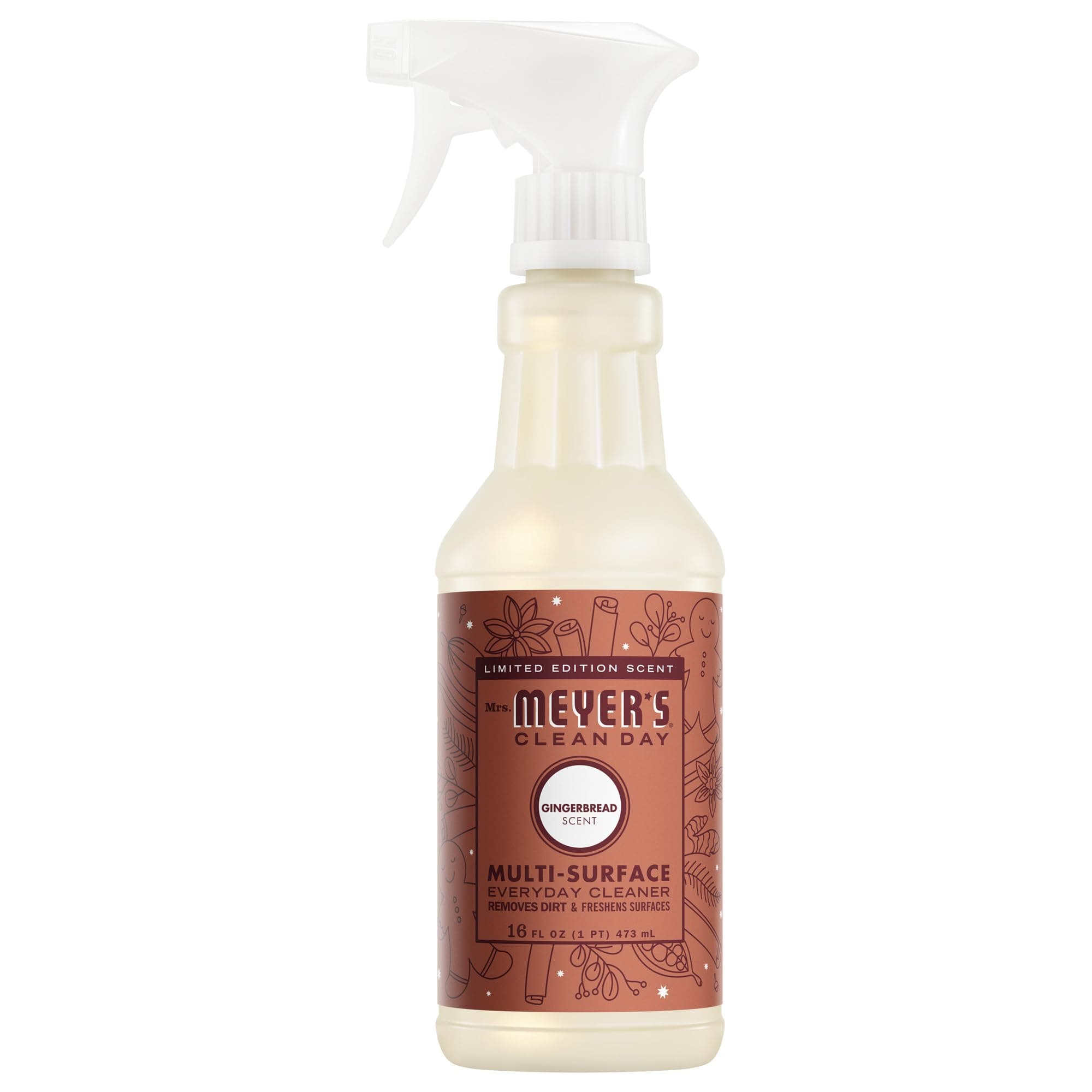 CLEAN DAY Multi-Surface Everyday Cleaner, Gingerbread Scent, 16 Fl Oz Bottle