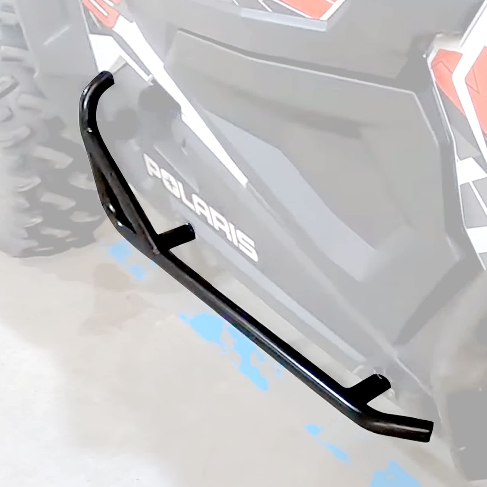 HJSIUTV Nerf Bars Rock Sliders Side Steps Compatible with 2014-2021 Polaris RZR XP 1000 Turbo S 1000 S 900 Trail 2 Seater Black Pack of 2