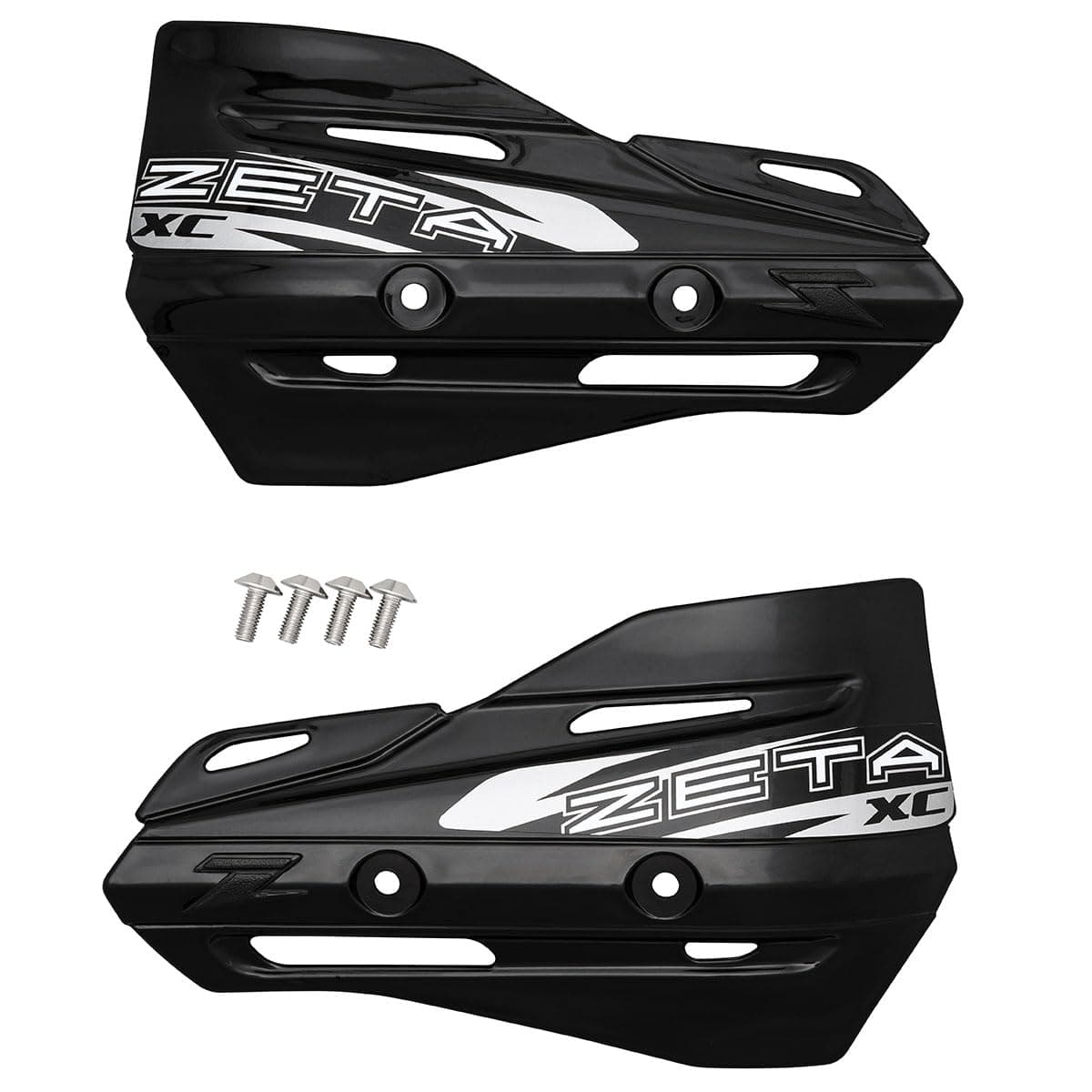 Zeta XC Protector BLACK Hand Shields (Pair) for Armor Handguards