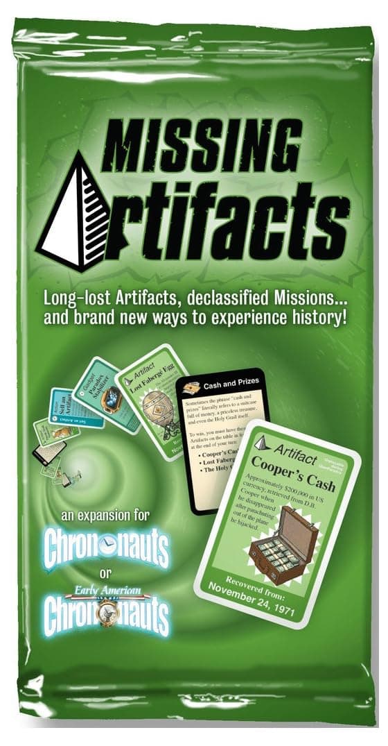 Looney Labs Chrononauts Missing Artifacts Expansion Pack - Discover Long-Lost Artifacts