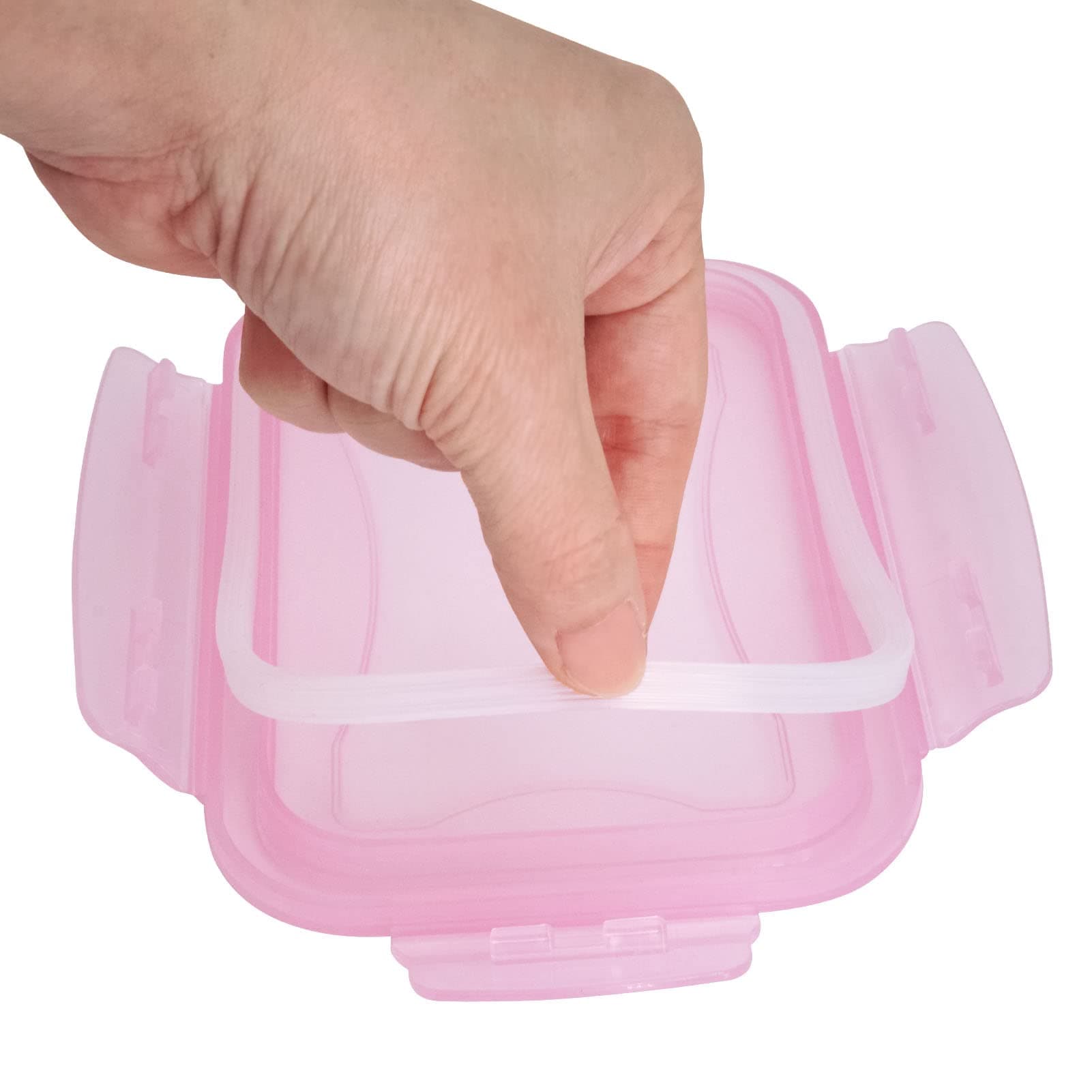 Gaskets Replacement for Glass Meal Prep Containers Universal Sealling Ring for Glass Food Storage Containers' Lid, O Ring Replacement for Lids