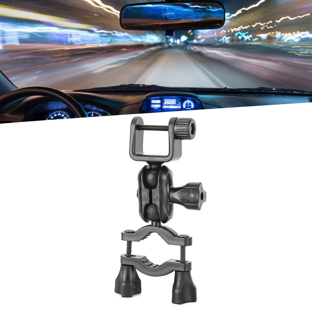 Ketsicart Navigation Holder, with Double Bulb Clamp, Adjustable Holder, Convenient and Fast GPS Cradle for Mobile Phone Cell Phone Mirror GPS(U Head)