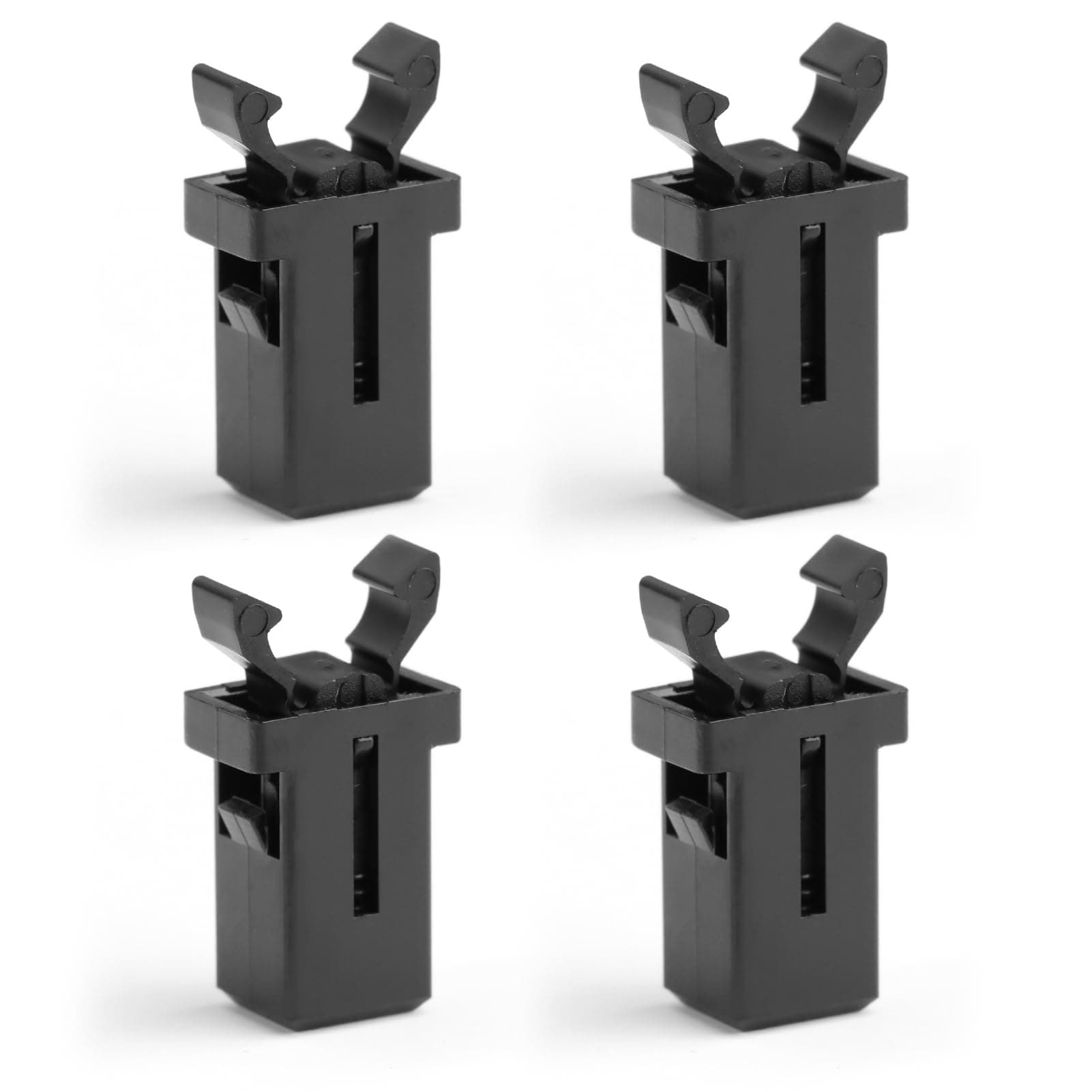 Brabantia Compatible Bin Lid Clasps Set - 4 Pcs Durable, Waterproof, Flexible Lid Latch Lock - Suitable for Kitchen Trash Cans, Storage Boxes, Glasses Cases