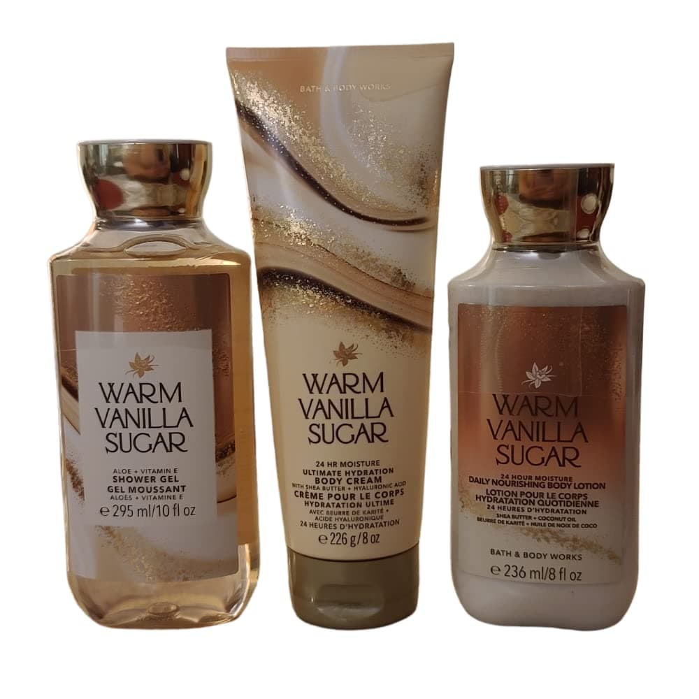 Bath and Bodyworks Warm Vanilla Sugar Gift Set by Bath & Body Works