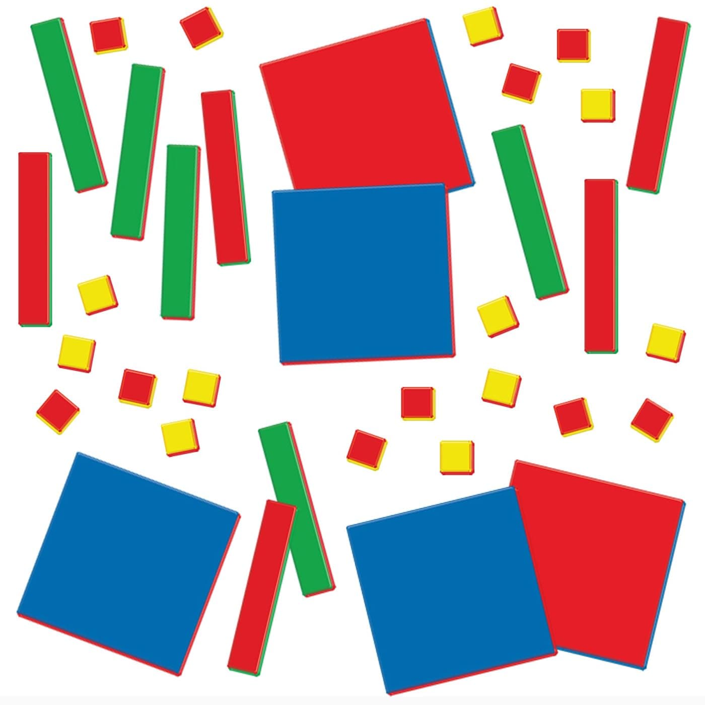 Algebra Tiles: Standard Set - 35 Pieces