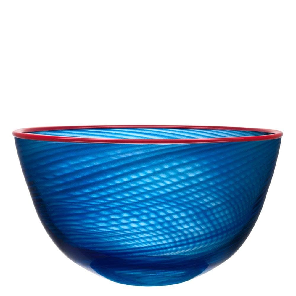 Kosta Boda Red Rim Bowl