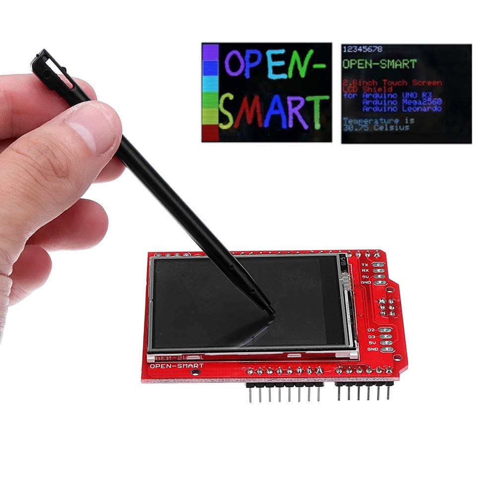 BliliDIY Open-Smart 2.2 Inch Tft Lcd Display Module Touch Screen Shield Onboard Temperature Sensor+Pen