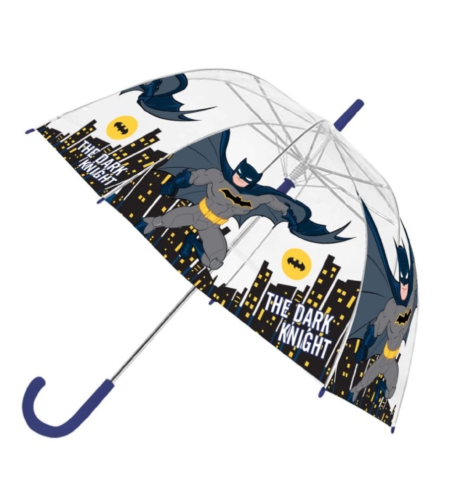 DC Comics Kids Batman Umbrella Brolly Windproof Umbrella 60cm Black B09JSXK76Z