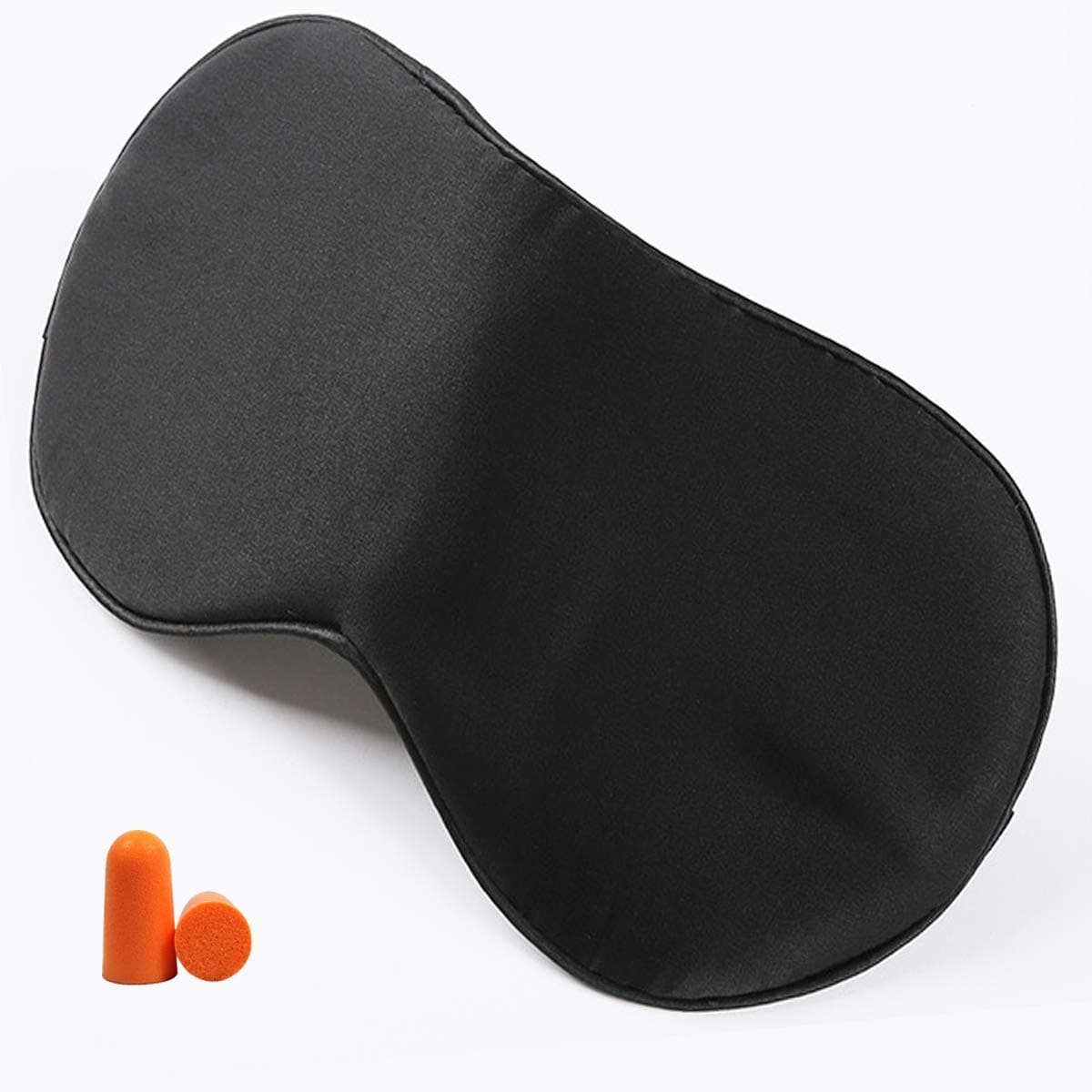 Sleep Mask, Eye Mask for Sleeping, Super Smooth Soft Contoured Eye Mask, Night No Pressure Light Blocking Blindfold, Adjustable Strap Rest Eye Masks Comfortable Sleeping Mask for Woman and Men