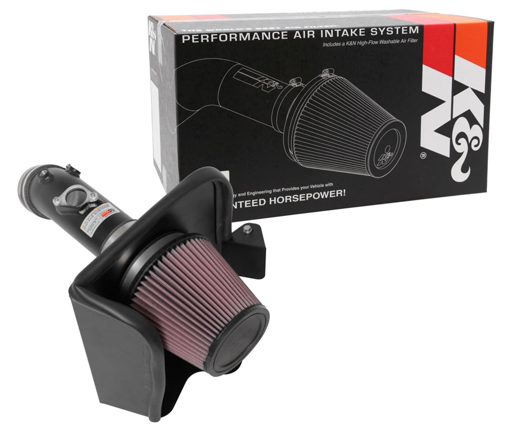 K&N Cold Air Intake System: High-Flow Air Filter, Increase Performance & Acceleration: Compatible with 2018-2024 TOYOTA: Camry, 69-8621TTK