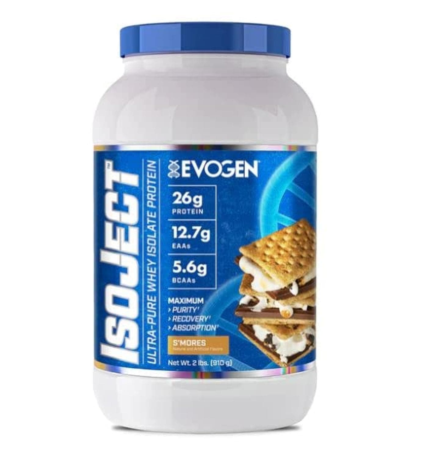 The Gym Keg Evogen Isoject Ultra-Pure Whey isolate Protein S' Mores 26servings 910g