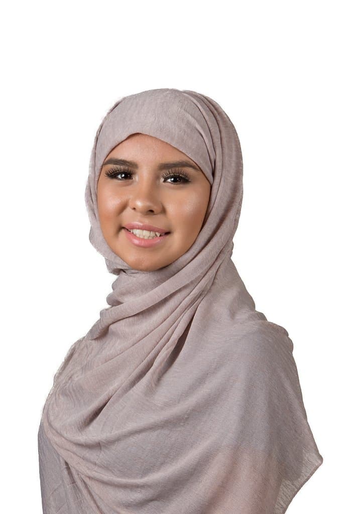 Kuwaiti Cotton One Way Stretch Hijab