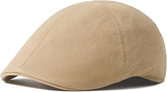 BOTVELA Newsboy Cap for Men Cotton Beret Ivy Irish Gatsby Driving Cabbie Hat