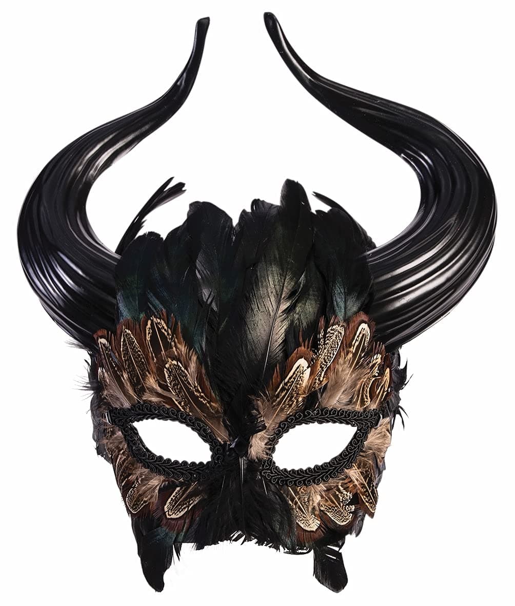 Forum Novelties Mythical Creature Halfmask, As Shown, One size