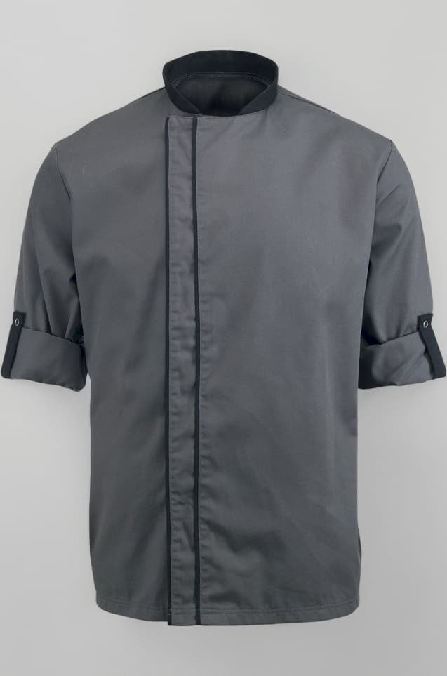 Men's Grey Full Sleeves Chef Coat's (Chef Jacket)