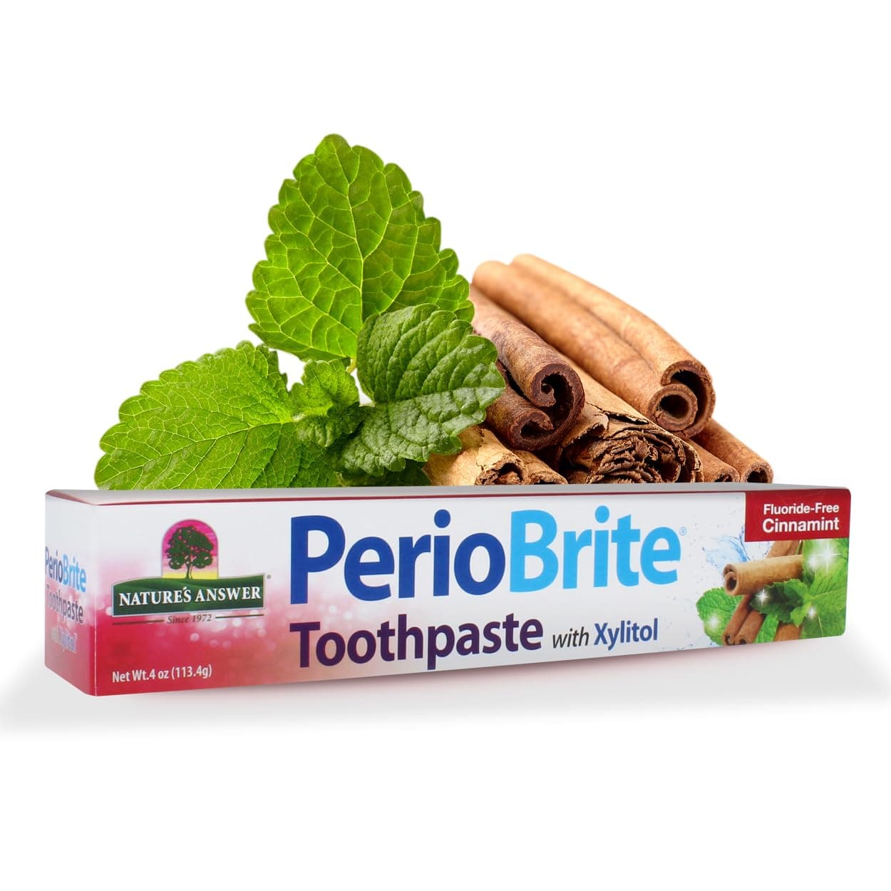Nature's Answer Periobrite Natural Toothpaste, Cinamint, 4 Ounce, 3 Count