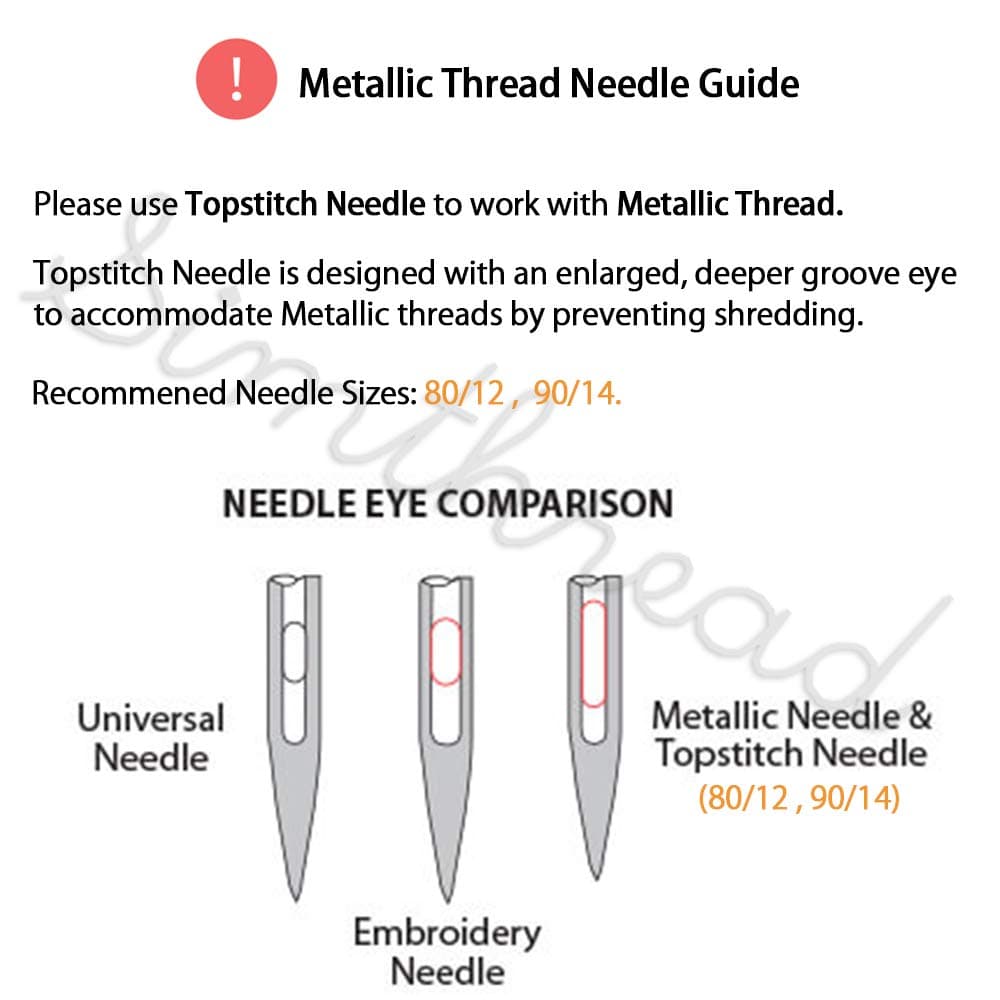 Simthread 4 Spools (2 Gold+ 2 Silver Colors) Metallic Embroidery Machine Thread 500M(550Y) for Embroidery and Decorative Sewing